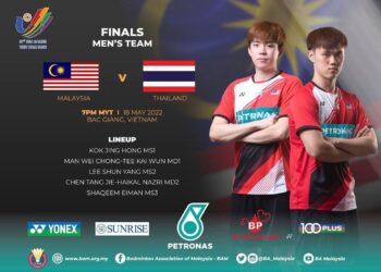 Skuad badminton lelaki berpuas hati dengan pingat perak di Sukan SEA Vietnam