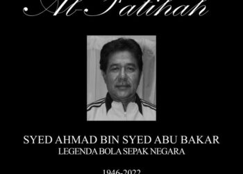 Legenda bola sepak negara, Syed Ahmad Abu Bakar, menghembuskan nafas terakhirnya di Hospital Kangar