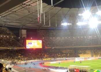 Suasana di Stadium Nasional Bukit Jalil