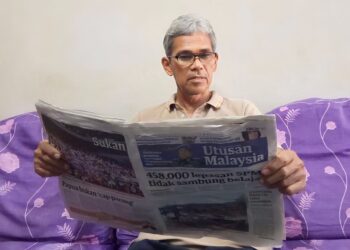 A. RAHMAN Mansor menjadikan akhbar Utusan Malaysia sebagai platform utama mendapatkan maklumat mengenai isu semasa.