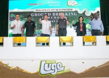 Majlis pelancaran Skyline Luge Activity Park di Gamuda Gardens.