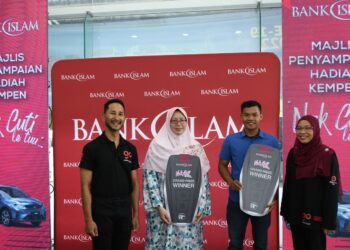 Majlis penyampaian hadiah kepada pemenang Kempen ‘Nak Cuti Le Tuu’ anjuran Bank Islam., baru-baru ini