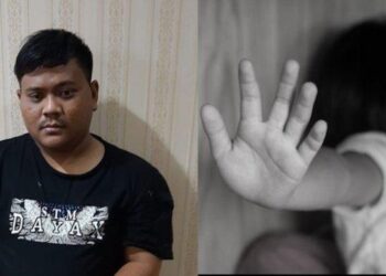 SUSPEK menyamar sebagai wartawan penyiaran untuk  mencabul kanak-kanak dalam satu insiden di Tangerang Selatan, Indonesia. - TRIBUNNEWS
