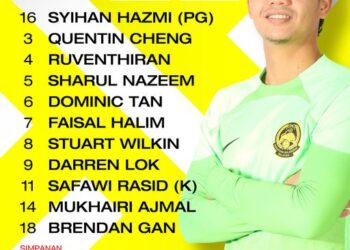 KESEBELASAN utama Harimau Malaya