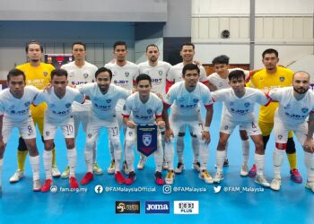 Skuad futsal Johor Darul Takzim (JDT) unggul untuk mengatasi penyandang juara LIga Premier Futsal Malaysia (MPFL), Selangor MAC dengan keputusan 4-1 dalam aksi yang berlangsung di Stadium Tertutup Panasonic, Shah Alam. (FOTO: IHSAN Persatuan Bola Sepak Malaysia (FAM) )