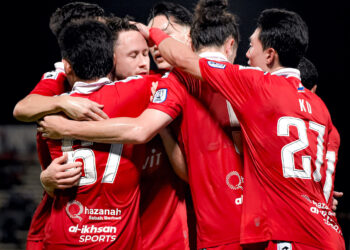 Pasukan Sabah berjaya melangkah ke pusingan suku akhir Piala FA 2023  (Foto: IHSAN Official Sabah Football Club)