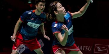 Beregu campuran negara, Goh Soon Huat-Shevon Lai. (FOTO: Ihsan Badminton Photo)