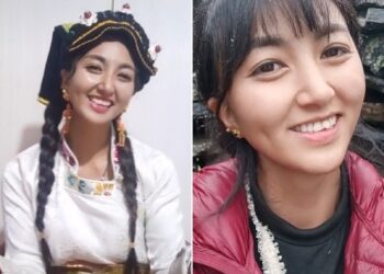 LHAMO merupakan etnik Tibet dan sering memakai pakaian tradisional dalam video dirakam. - AGENSI