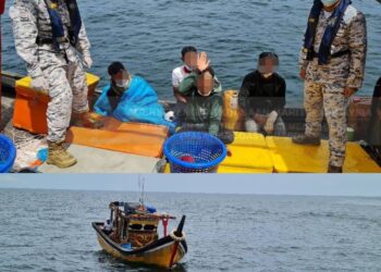 SEBUAH bot nelayan Indonesia ditahan Maritim Malaysia Pulau Pinang di Pulau Kendi semalam selepas didapati menceroboh perairan negara.