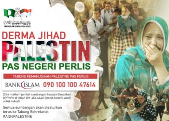 Pas lancar kutipan derma buat  Palestin.