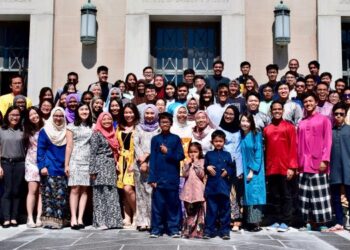 Sebahagian pelajar Malaysia yang menuntut di Universiti Michigan, Amerika Syarikat.