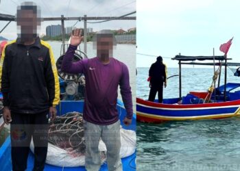 MARITIM Malaysia Pulau Pinang menahan sebuah bot nelayan tempatan yang tidak mempunyai lesen sah di perairan Pulau Rimau, petang semalam.