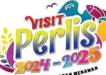 LOGO Tahun Melawat Perlis 2024-2025 yang mendapat kritikan daripada pelbagai pihak susulan reka bentuknya yang dianggap ‘cincai’. -UTUSAN