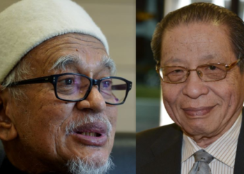 ABDUL HADI AWANG (kiri) dan LIM KIT SIANG