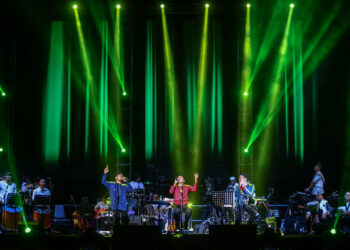 KONSERT Garis Masa Raihan di Stadium Malawati, Shah Alam, malam tadi.-UTUSAN/AFIQ RAZALI