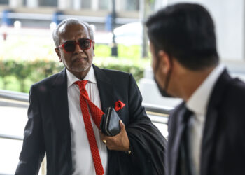 MUHAMMAD Shafee Abdullah hadir mewakili Najib Tun Razak pada perbicaraan penyelewengan dana 1MDB.-UTUSAN/AFIQ RAZALI