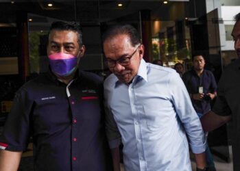 ANWAR Ibrahim tiba di Hotel Seri Pasific