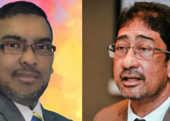 ASRUL NIZAN ABD. JALIL (kiri) dan ZAHIDI ZAINUL ABIDIN