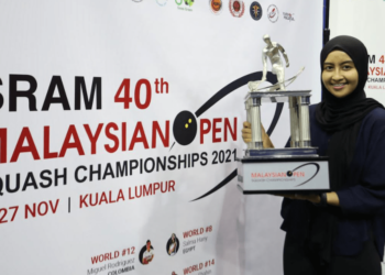 AIFA Azman melakar kejayaan sensasi menjuarai Terbuka Malaysia kelmarin selepas mengejutkan pemain No. 8 dunia dari Mesir, Salma Hany.