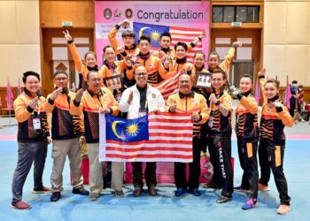 Skuad wushu negara dinobatkan sebagai juara keseluruhan acara berkenaan di Sukan University ASEAN (AUG) 2022.