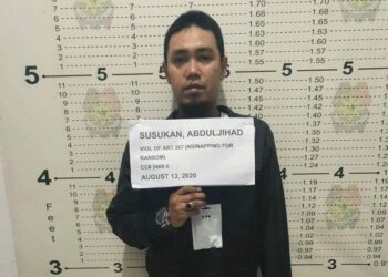 IDANG Susukan yang merupakan pemimpin Abu Sayyaf ditembak mati polis selepas cuba melarikan diri dari penjara di Manila, Filipina. - AGENSI