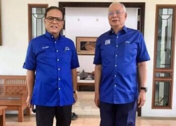 WAN ROSDY Wan Ismail bersama Najib Tun Razak.