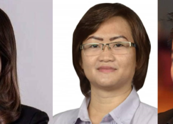 (Dari kiri) VIVIAN WONG, NOORITA SUAL  dan CHAN FOONG HIN