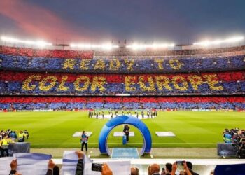 BARCELONA boleh disekat daripada beraksi dalam Liga Juara-Juara musim depan jika didapati bersalah dalam kes merasuah pengadil.