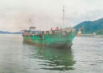 Kapal MV Dai Cat 06 yang dilaporkan hilang sejak 9 Januari lalu.