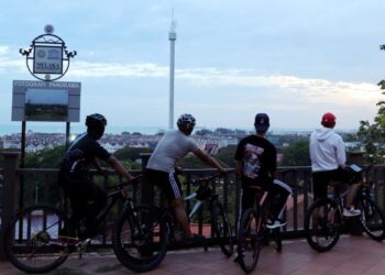 Pemandangan Banda Hilir Melaka dari Bukit Melaka yang menimbulkan pertikaian selepas nama Bukit St. Paul ditukar berdasarkan fakta sejarah asalnya. - UTUSAN/RASUL AZLI SAMAD