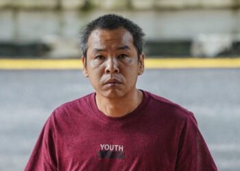 LIEW Chee Hong hadir di Mahkamah Majistret Petaling Jaya bagi menghadapi pertuduhan mencuri seluar dalam milik seorang wanita. - FOTO/FARIZ RUSADIO 