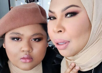 Tangkap layar Instagram Nur Edlynn Zamileen Muhammad Amin atau lebih dikenali sebagai Cik B (kiri) bersama ibunya, Datuk Seri Vida.