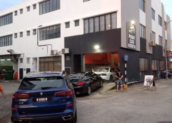 SALAH sebuah premis cuci kereta milik Azahar Yaakob di Setia Alam, Selangor yang beroperasi sebelum pelaksanaan PKP.