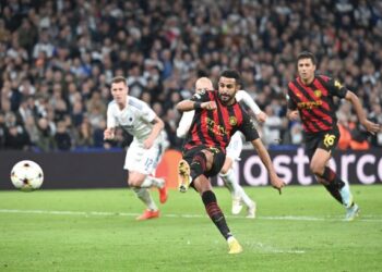 Riyad Mahrez meledak gol tunggal Manchester City di Jerman.