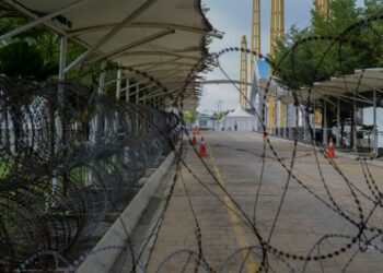 Pusat Kuarantin dan Rawatan Covid-19 Bersepadu di Taman Ekspo Pertanian Malaysia (MAEPS), Serdang, Selangor setelah hampir 14 bulan beroperasi. – UTUSAN/FARIZ RUSADIO