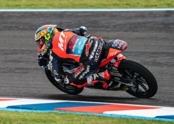 DAMOK mengutip lima mata dalam GP Argentina selepas menamatkan perlumbaan di tangga ke-11.