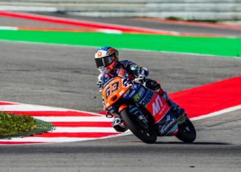 SYARIFUDDIN AZMAN menguji jenteranya dan meraih kedudukan ke-10 pada sesi ujian rasmi kelapan di Litar Portimao, Portugal, semalam. - IHSAN ZK Racing