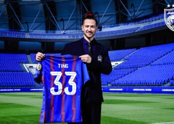 DANIEL Ting diperkenalkan sebagai rekrut terbaharu JDT, Isnin lalu.