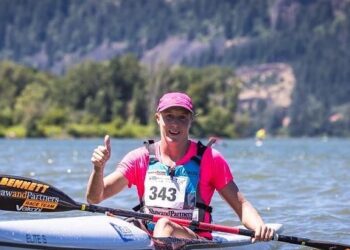 PENYERTAAN Danille McKenzie bakal merancakkan kejohanan Pahang Ocean Paddle International Challenge 2022 di Pantai Hiburan, Rompin, Pahang pada 7 September ini.