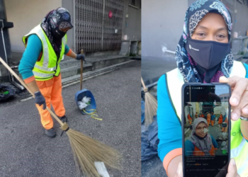 Dengan hanya menggunakan nama 'Hakak Sisa Pepejal' video Arjuna Osman mengutip sampah menjadi tular menerusi aplikasi TikTok