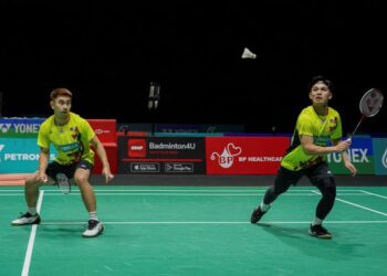 GOH Sze Fei dan Nur Izzuddin Rumsani meneruskan cabaran ke pusingan kedua Terbuka Perancis.