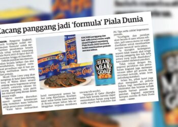 KACANG panggang dan kek Jaffa antara menu wajib skuad England sepanjang Piala Dunia 2022 kerana ia boleh membuatkan pemain merasa selesa.