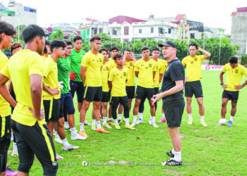 HARIMAU Malaya B-23 bersedia untuk memburu kemenangan kedua dalam saingan Kumpulan B, Sukan SEA 2021 menentang Laos malam ini.