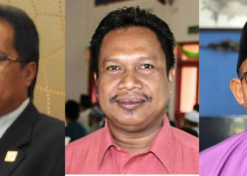 (Dari kiri) ABD RAHMAN ABD GHANI,MAHADI DAUD dan OMAR HUSSIEN