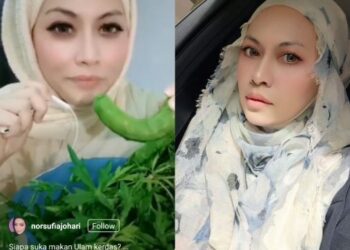 Norsufia Johari suka review sayur-sayuran.