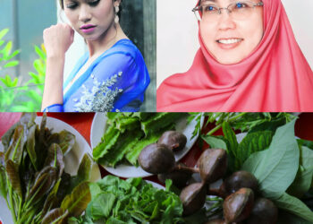 Salmah Jan Mohd. Noor menjelaskan herba di dapur memiliki fungsi kesihatan dan kecantikan.