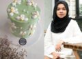 Kek pandan gula Melaka tular kerana rasanya yang lemak manis dan teksturnya yang gebu.