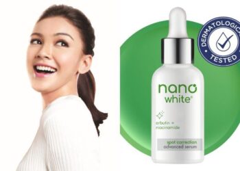 Formula arbutin dan niacinamide membantu mencerahkan kulit dalam tempoh singkat.