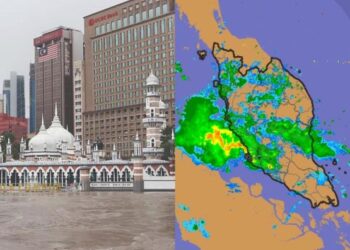 Rajah dikeluarkan Ramalan Jabatan Meteorologi mengenai fenomena banjir sejak awal November lalu.