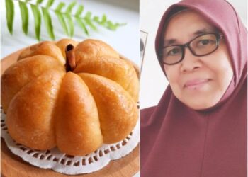 Noreha Johari berkongsi resipi roti labu.